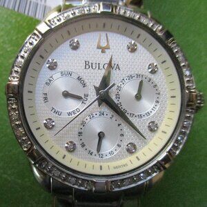 Bulova Women's Diamond Gallery Collection 36mm Watch 96R195